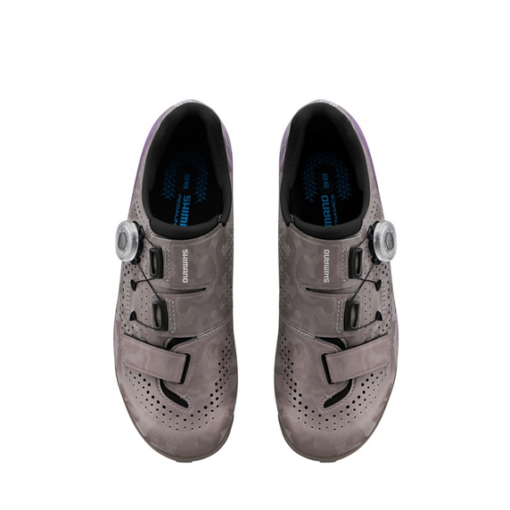 Buty szutrowe damskie SHIMMANO RX600 szary/fioletowy