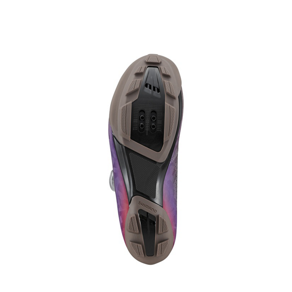 Buty szutrowe damskie SHIMMANO RX600 szary/fioletowy