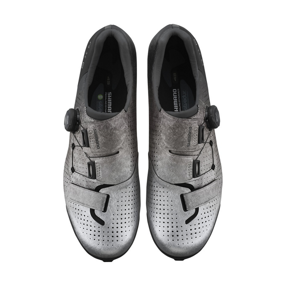 SHIMANO RX801 Silver Gravel Shoes