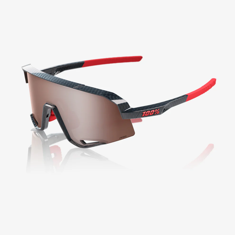 100% Srebrne okulary SLENDALE Black Carbon Hiper Mirror