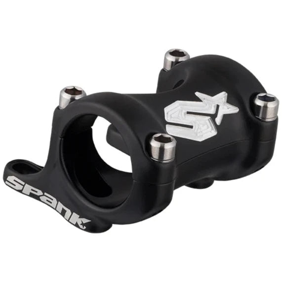 Wspornik kierownicy SPANK SPIKE 25/30 z mocowaniem bezpośrednim, czarny