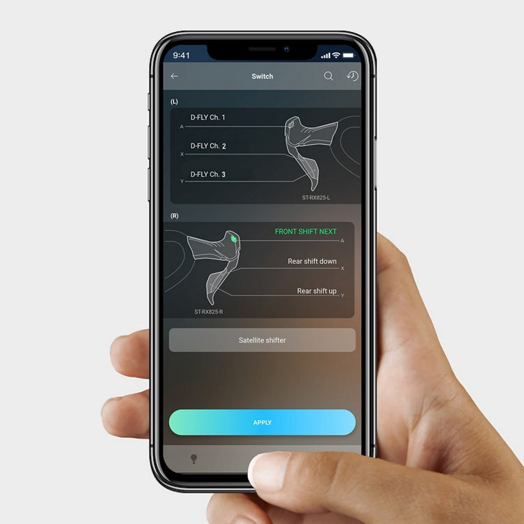 Dźwignia prosta SHIMANO GRX 717 12V i tylny zacisk hamulcowy embargo 16/12