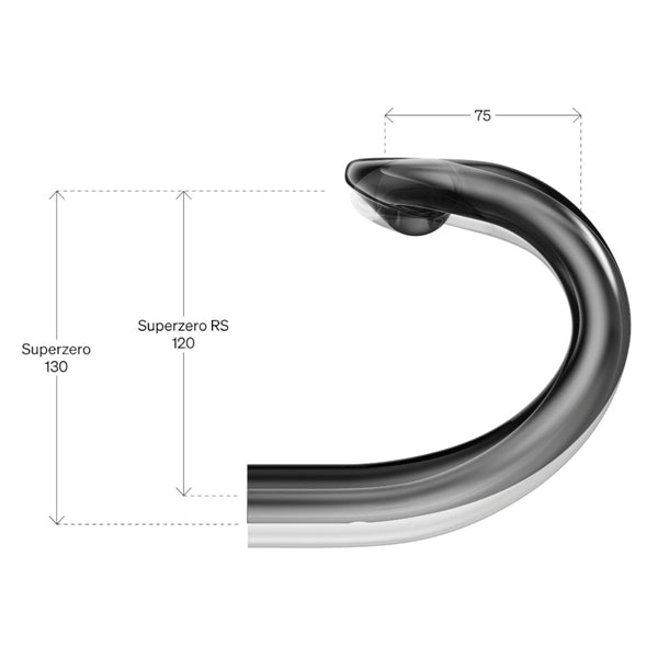 Kierownica DEDA SUPERZERO CARBON RS z wykończeniem POB