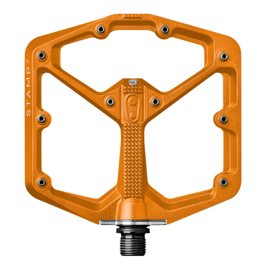 Płaskie pedały CRANKBROTHERS STAMP 7 Large Orange