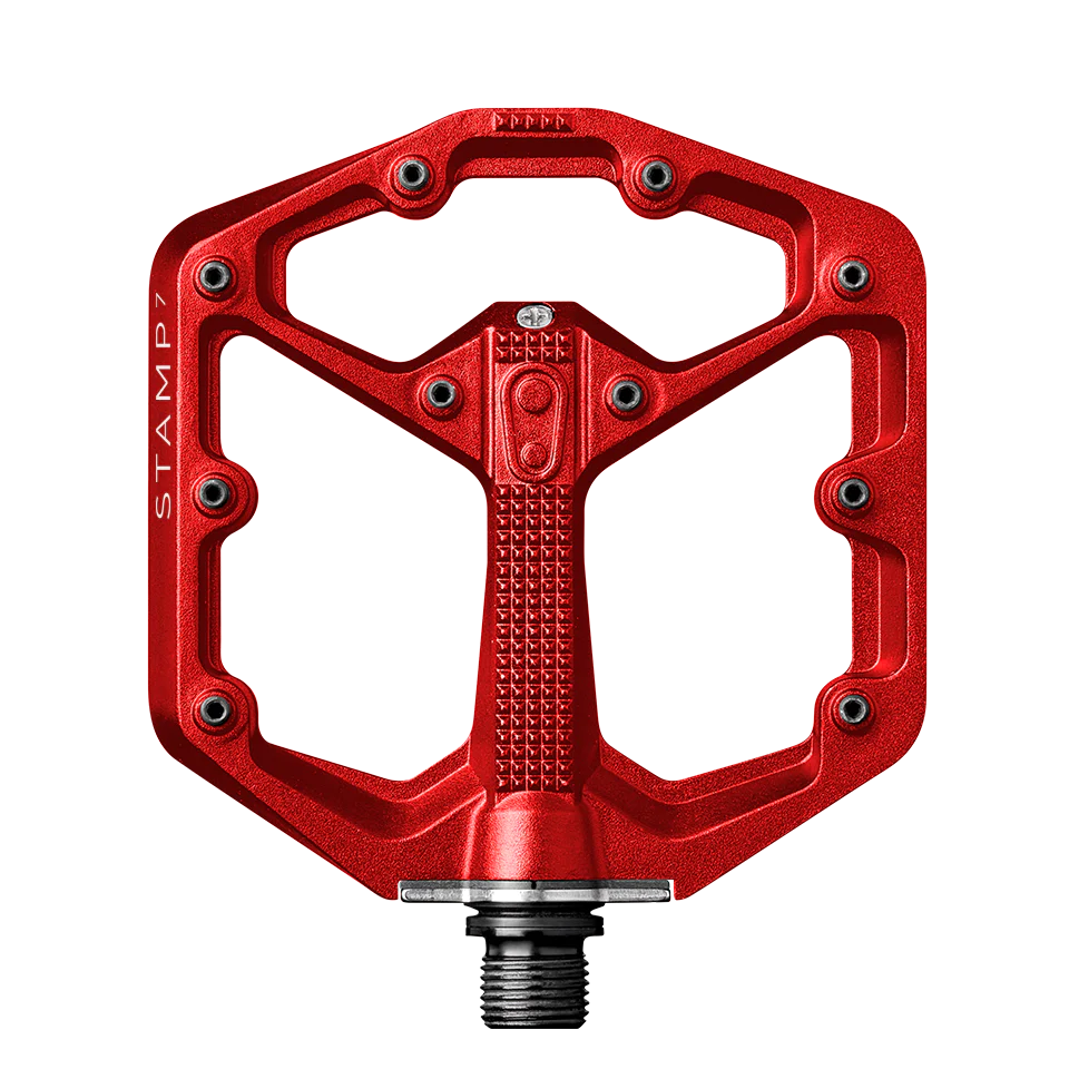 Pedały płaskie CRANKBROTHERS STAMP 7 Small czerwone