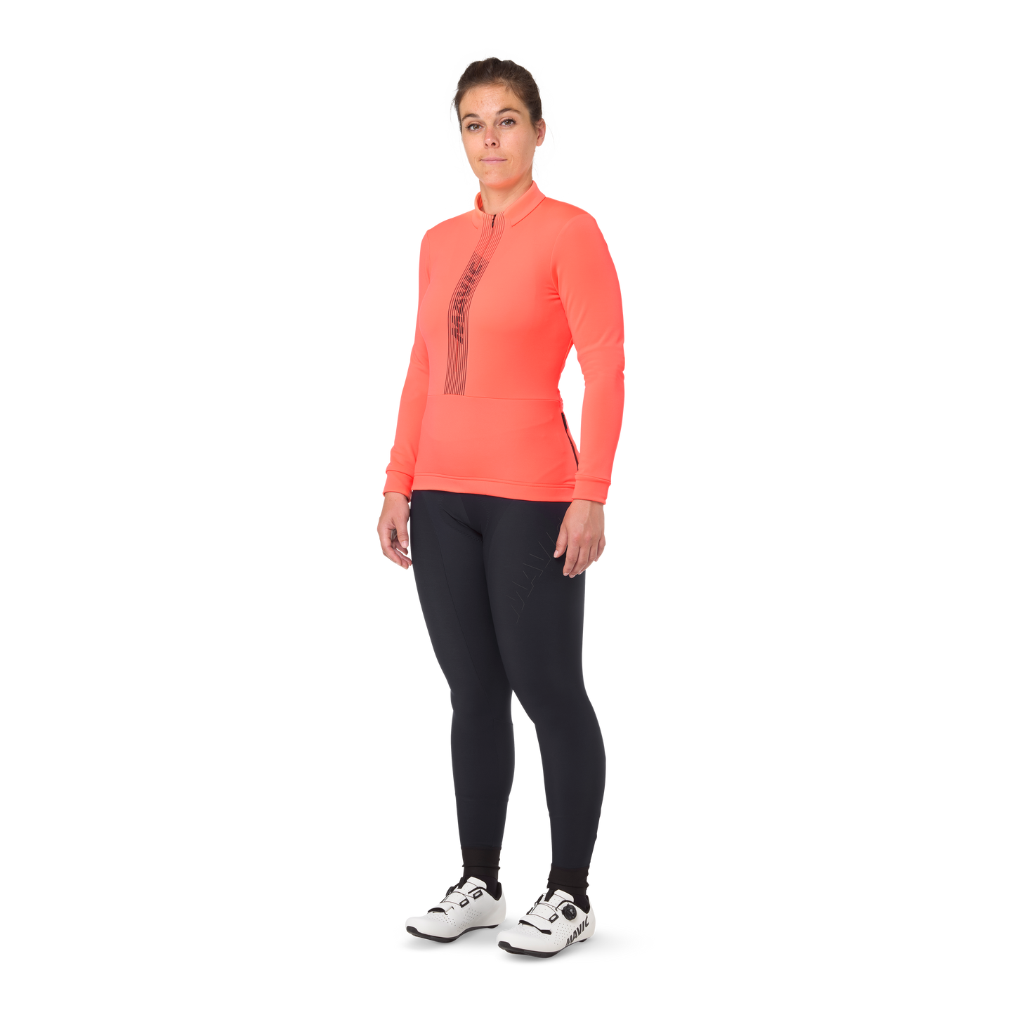 MAVIC KSYRIUM THERMO Ladies Long Sleeve Jersey Coral