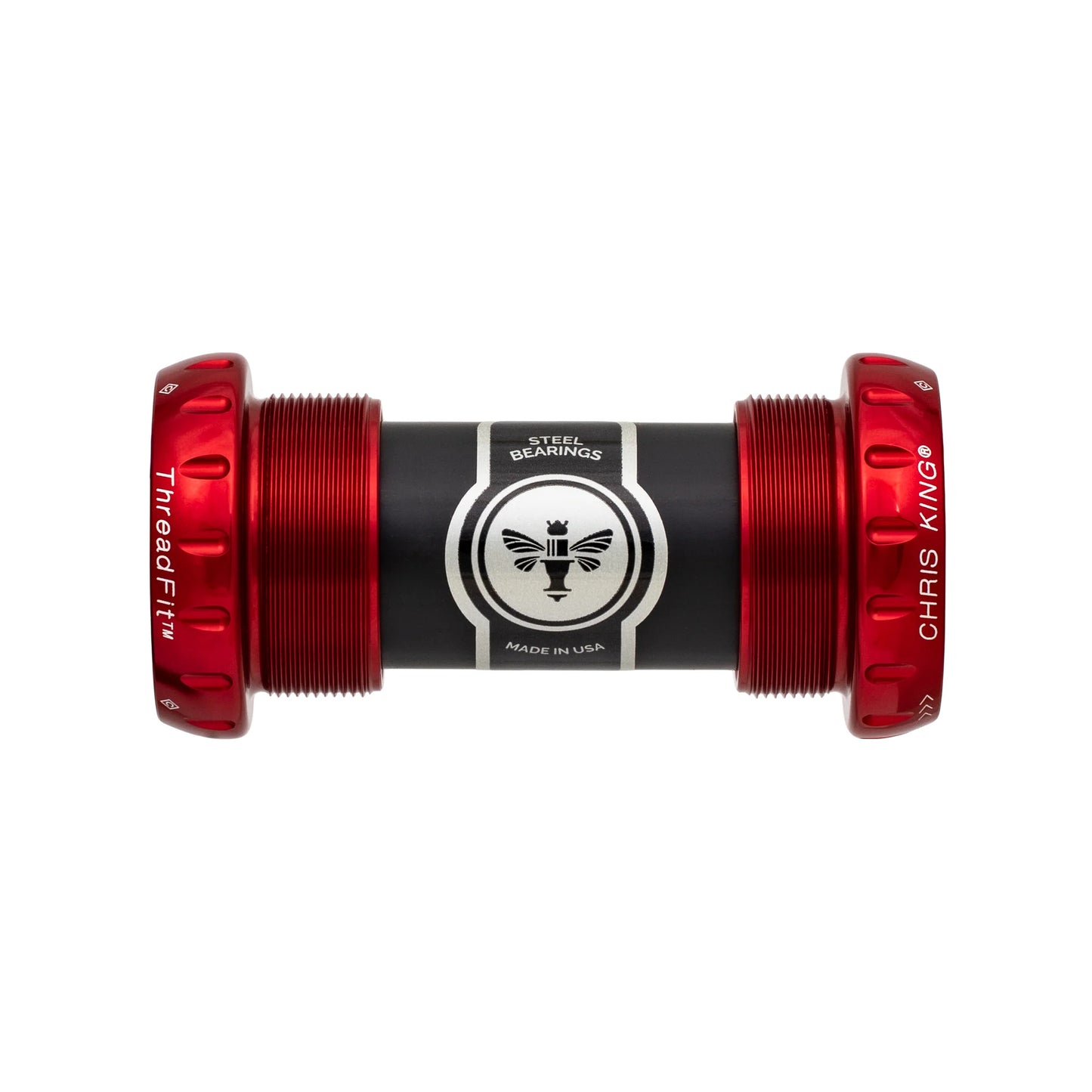 Mechanizm korbowy CHRIS KING ThreadFit 24 68/73mm Red