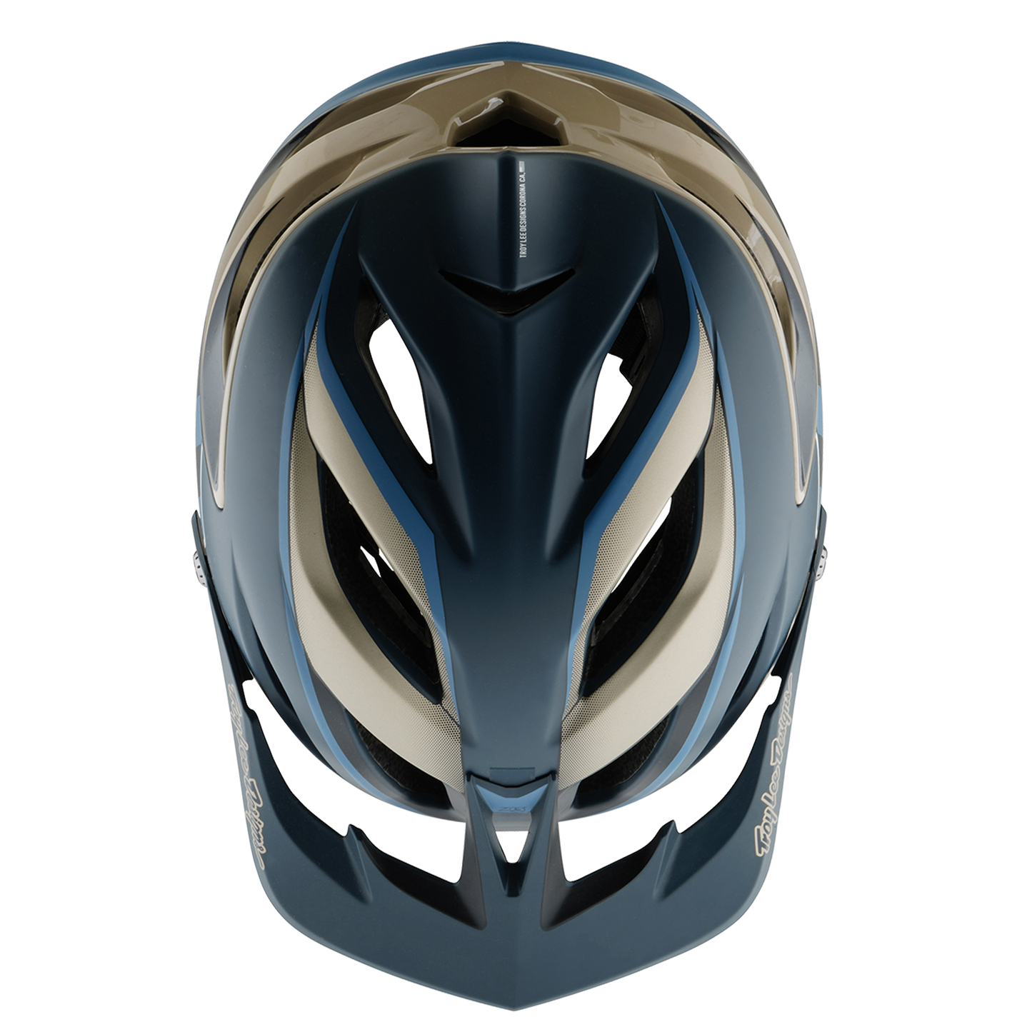 Kask rowerowy Troy Lee Design A3 MIPS niebieski/złoty