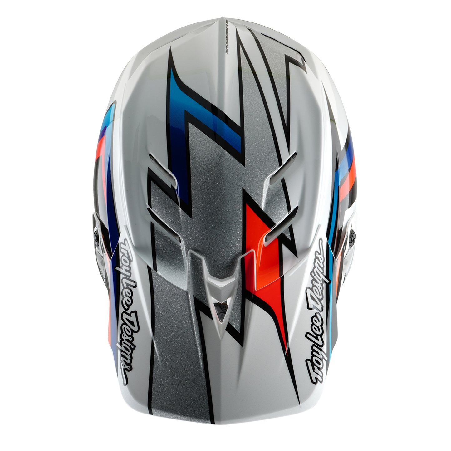MTB Helmet TROY LEE DESIGNS D4 COMPOSITE FRAMES White/Grey