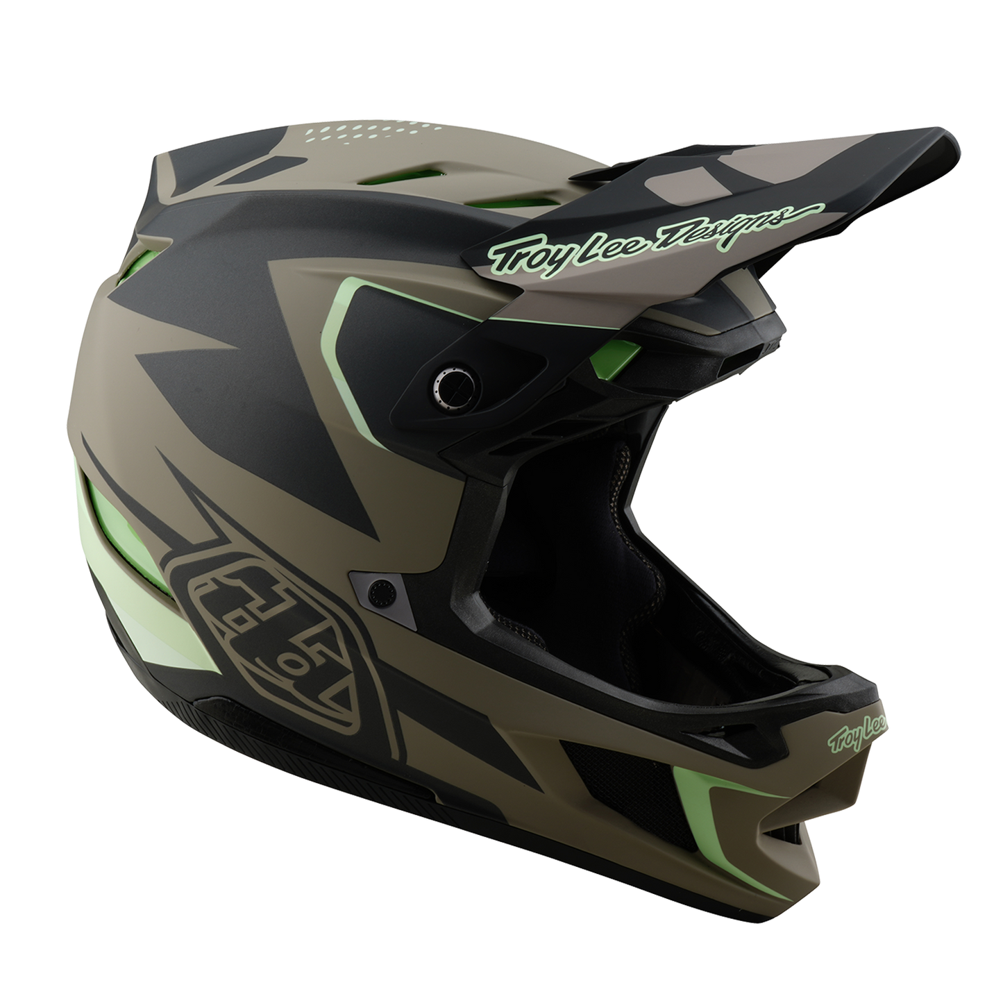 MTB Helmet TROY LEE DESIGNS D4 COMPOSITE MIPS Brown/Black/Yellow
