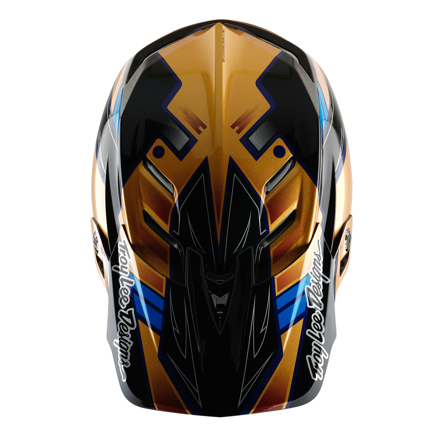 MTB Helmet TROY LEE DESIGNS D4 COMPOSITE MIPS ROYALTY Black/Gold