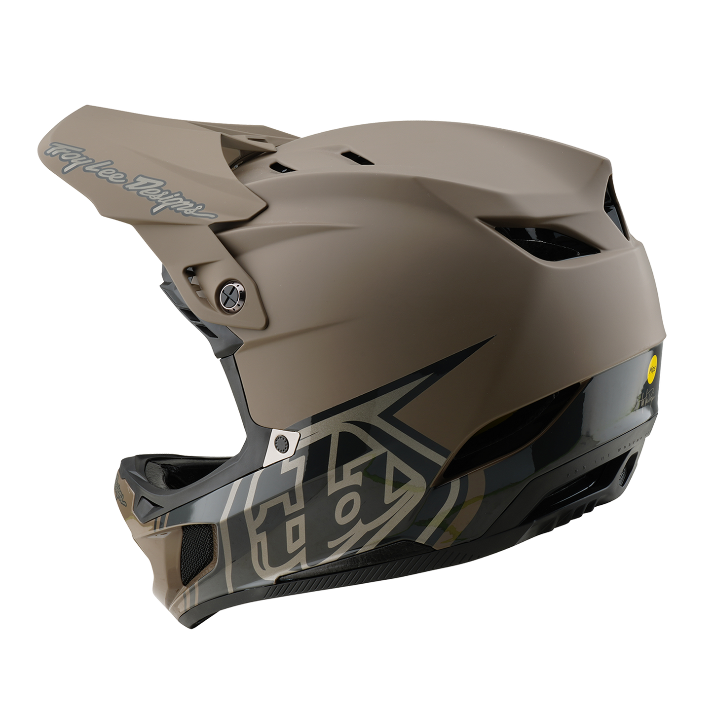 MTB Helmet TROY LEE DESIGNS D4 COMPOSITE MIPS Brown