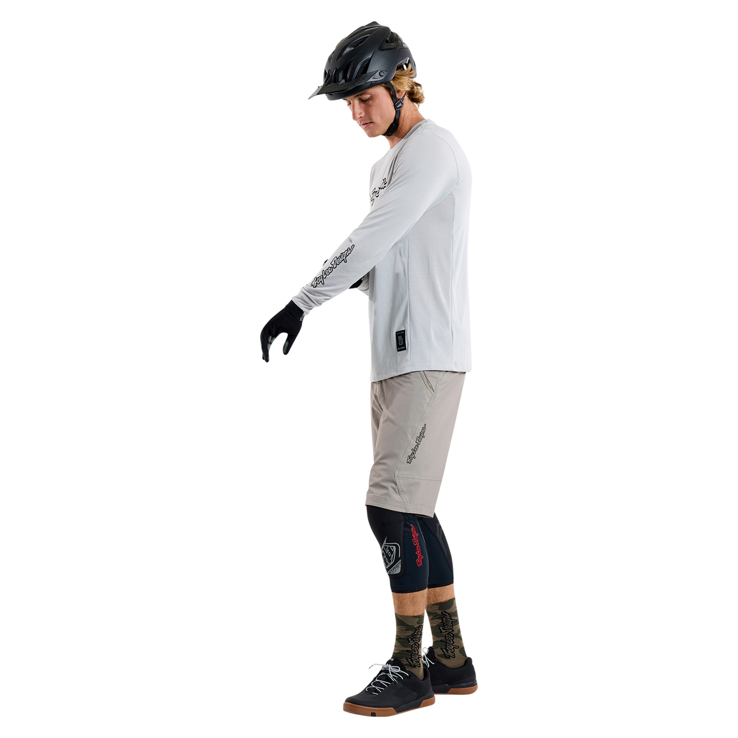 TROY LEE DESIGNS SKYLINE RIDE TEE SIGNATURE Jersey z długim rękawem Grey 2025