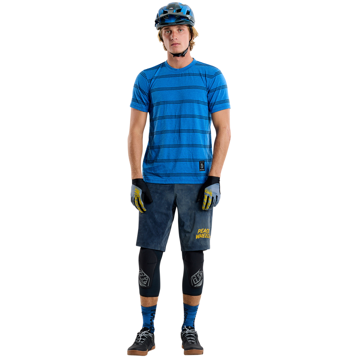 TROY LEE DESIGNS SKYLINE RIDE TEE WASH OUT Jersey z krótkim rękawem Blue 2025