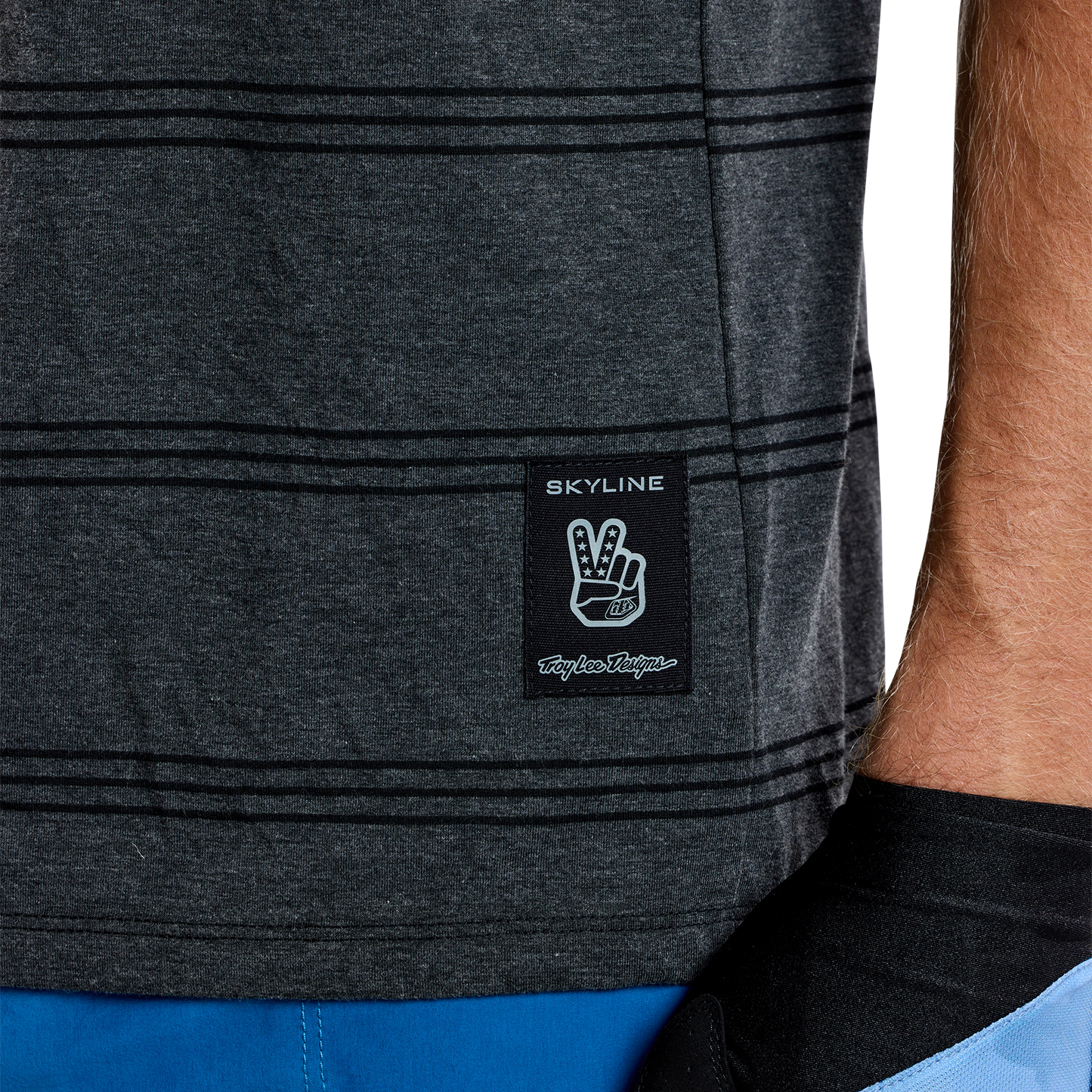 TROY LEE DESIGNS SKYLINE RIDE TEE WASH OUT Koszulka z krótkim rękawem Grey 2025