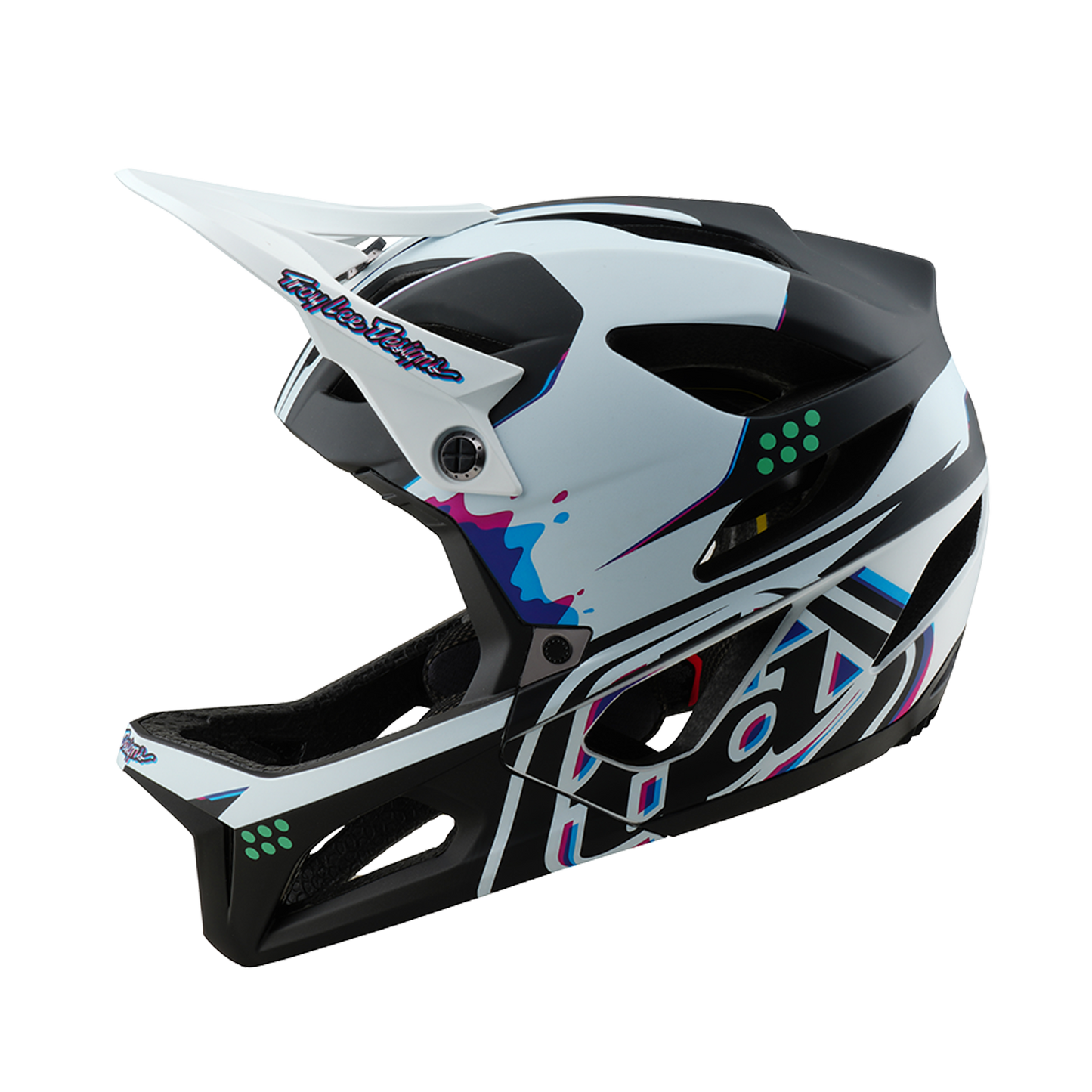 MTB Helmet TROY LEE DESIGNS STAGE MIPS Black/White