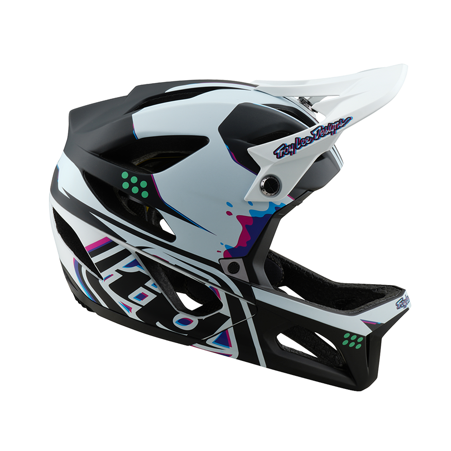 MTB Helmet TROY LEE DESIGNS STAGE MIPS Black/White