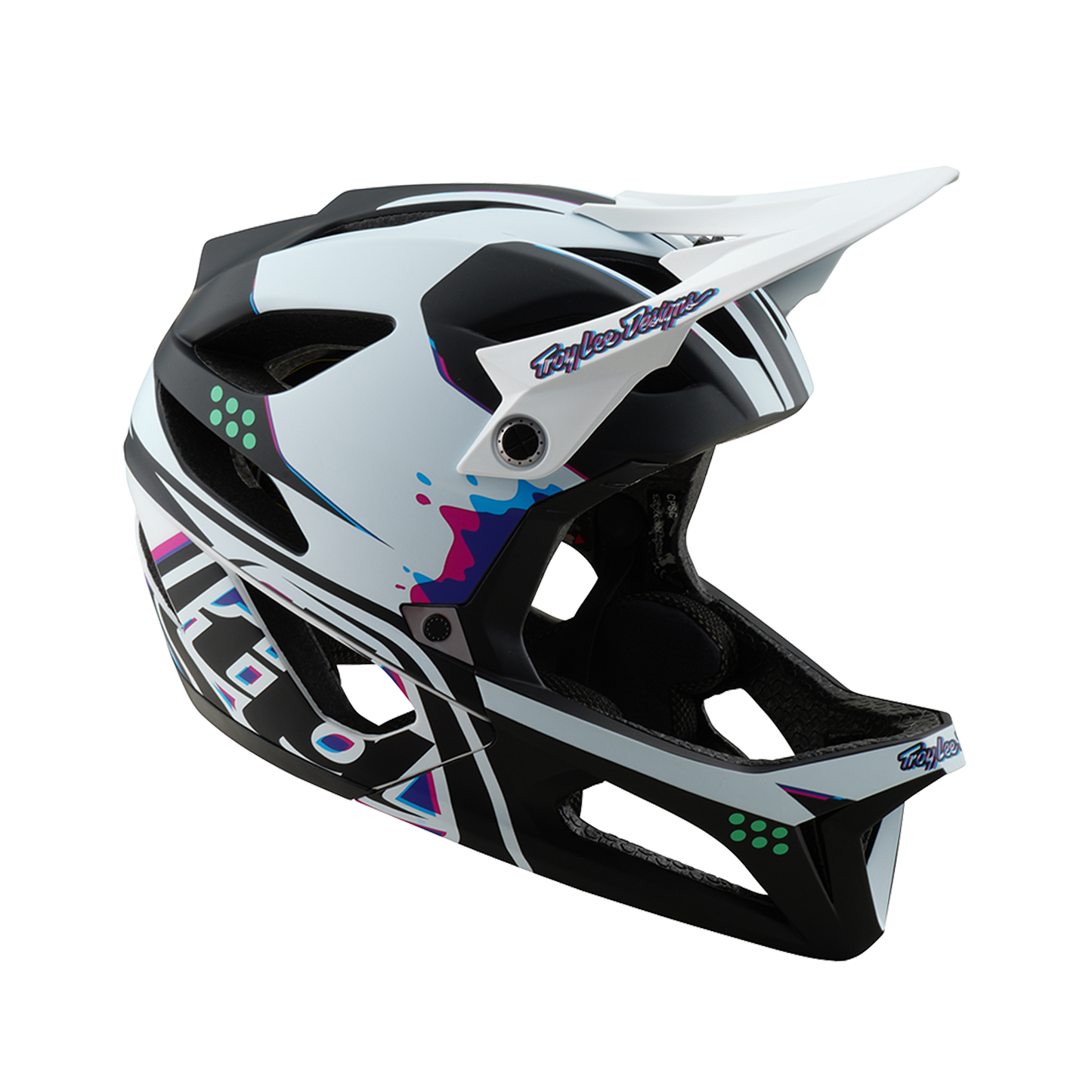 MTB Helmet TROY LEE DESIGNS STAGE MIPS Black/White