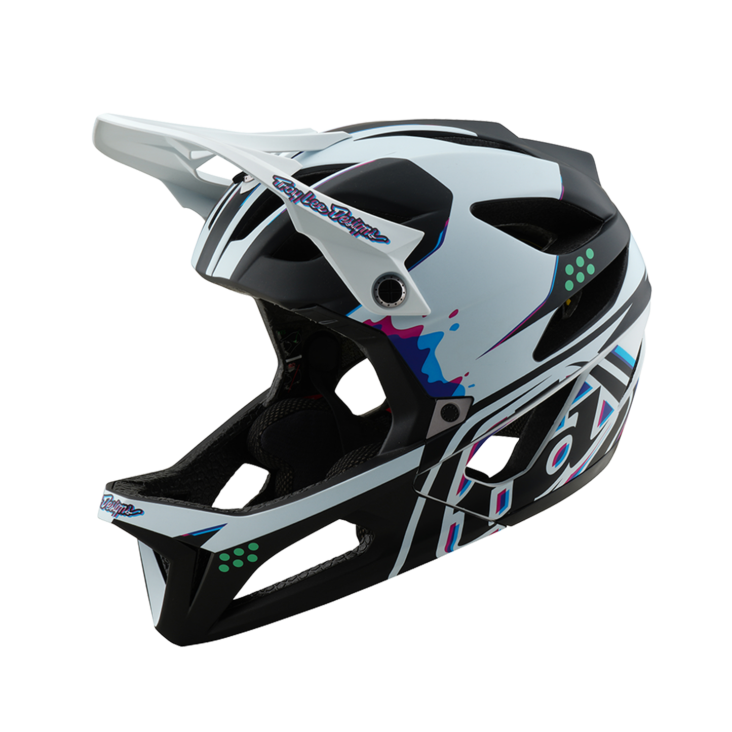 MTB Helmet TROY LEE DESIGNS STAGE MIPS Black/White
