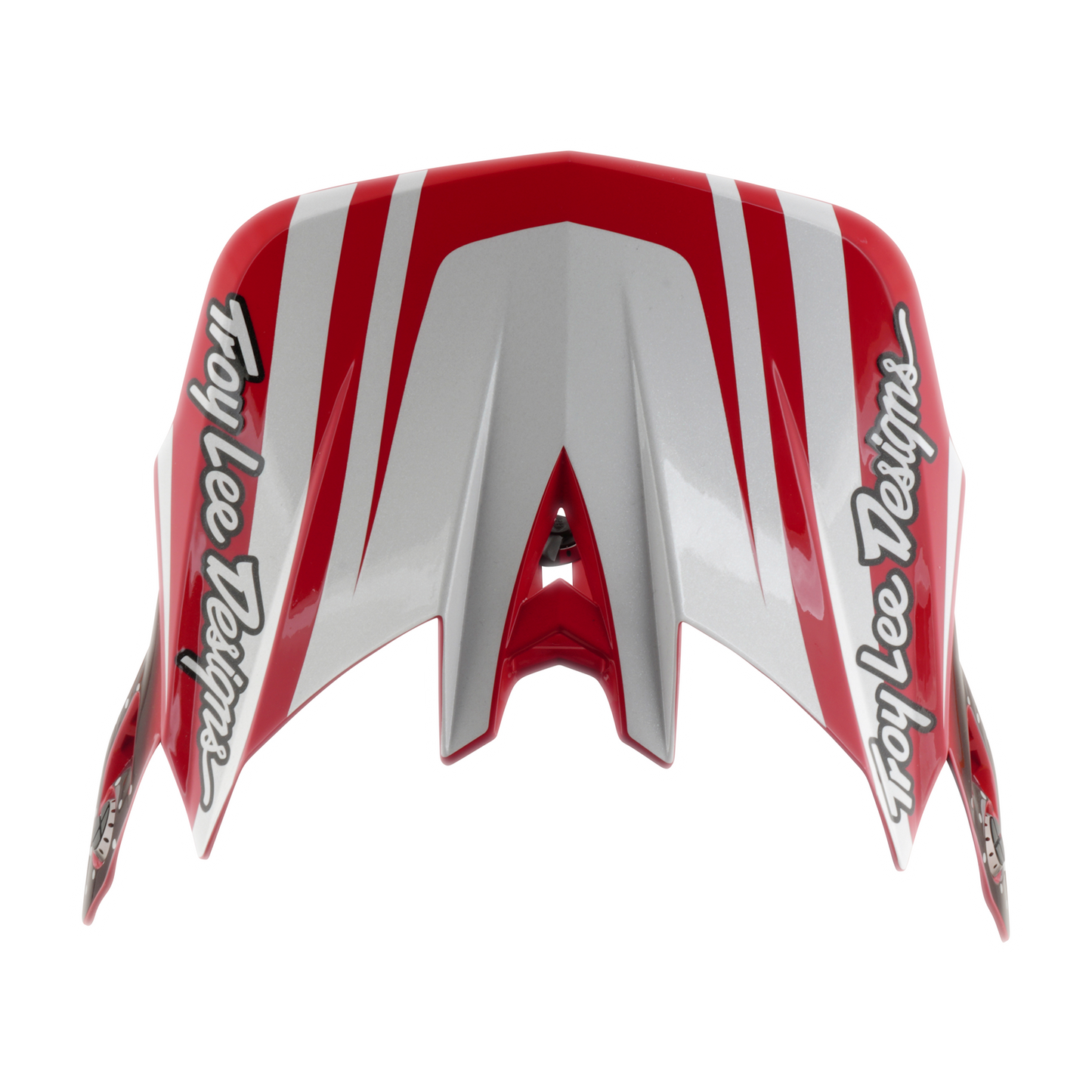 Kask MTB TROY LEE DESIGNS D4 POLYACRYLITE MIPS THE LINE czerwony/biały