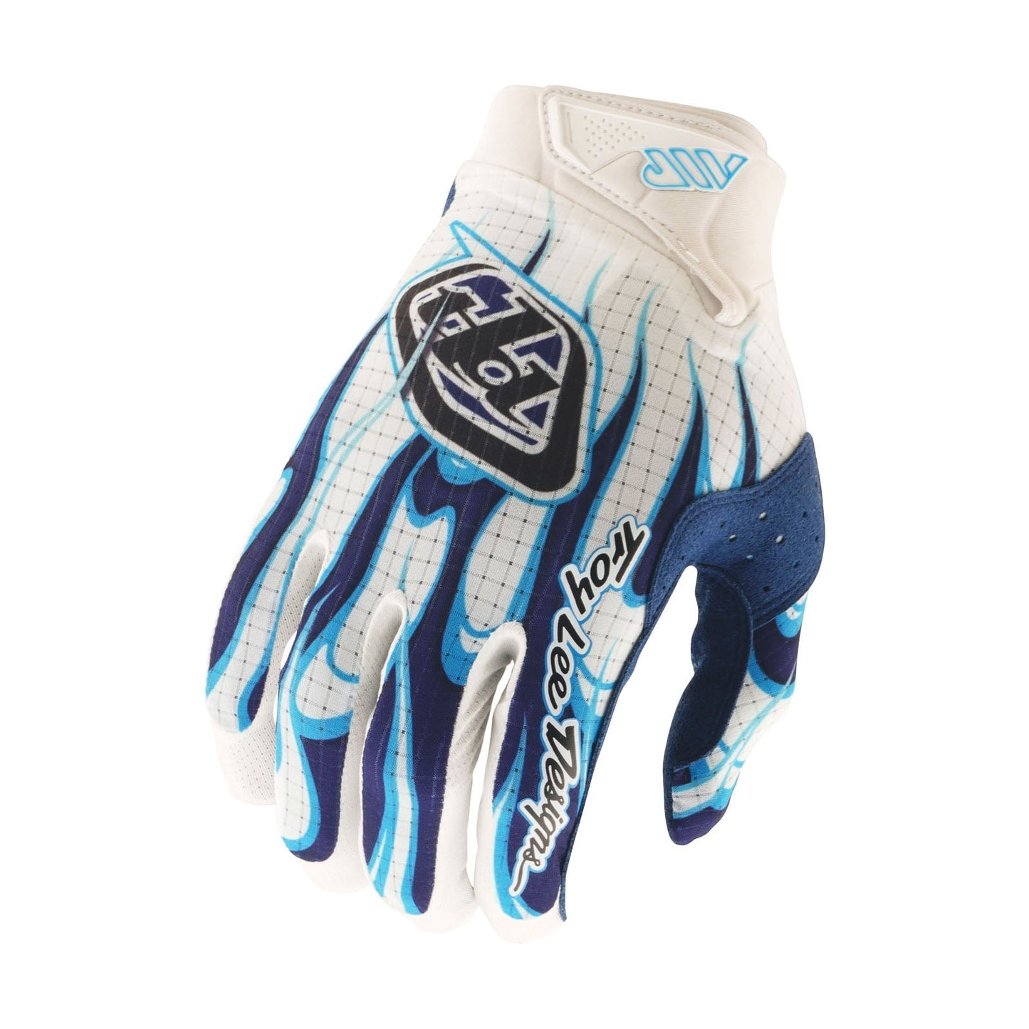 Rękawice TROY LEE DESIGNS AIR TORCHED biały/niebieski