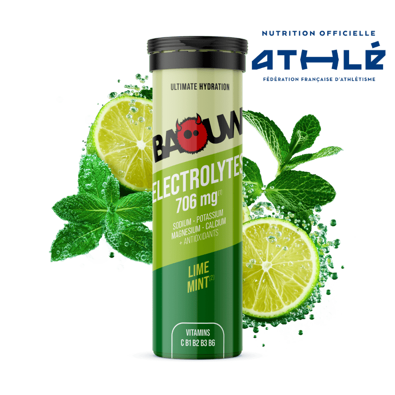 BAOUW Energy Drink (tuba 10 tabletek) limonka/mięta