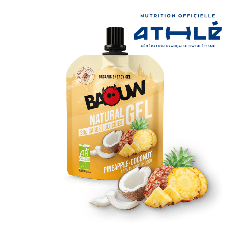 BAOUW Organiczny żel energetyczny ananasowo-kokosowy (85g)