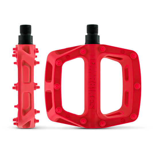 Płaskie pedały DMR V6 Red