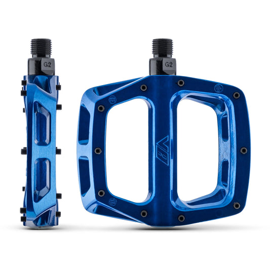 Płaskie pedały DMR V8 Blue