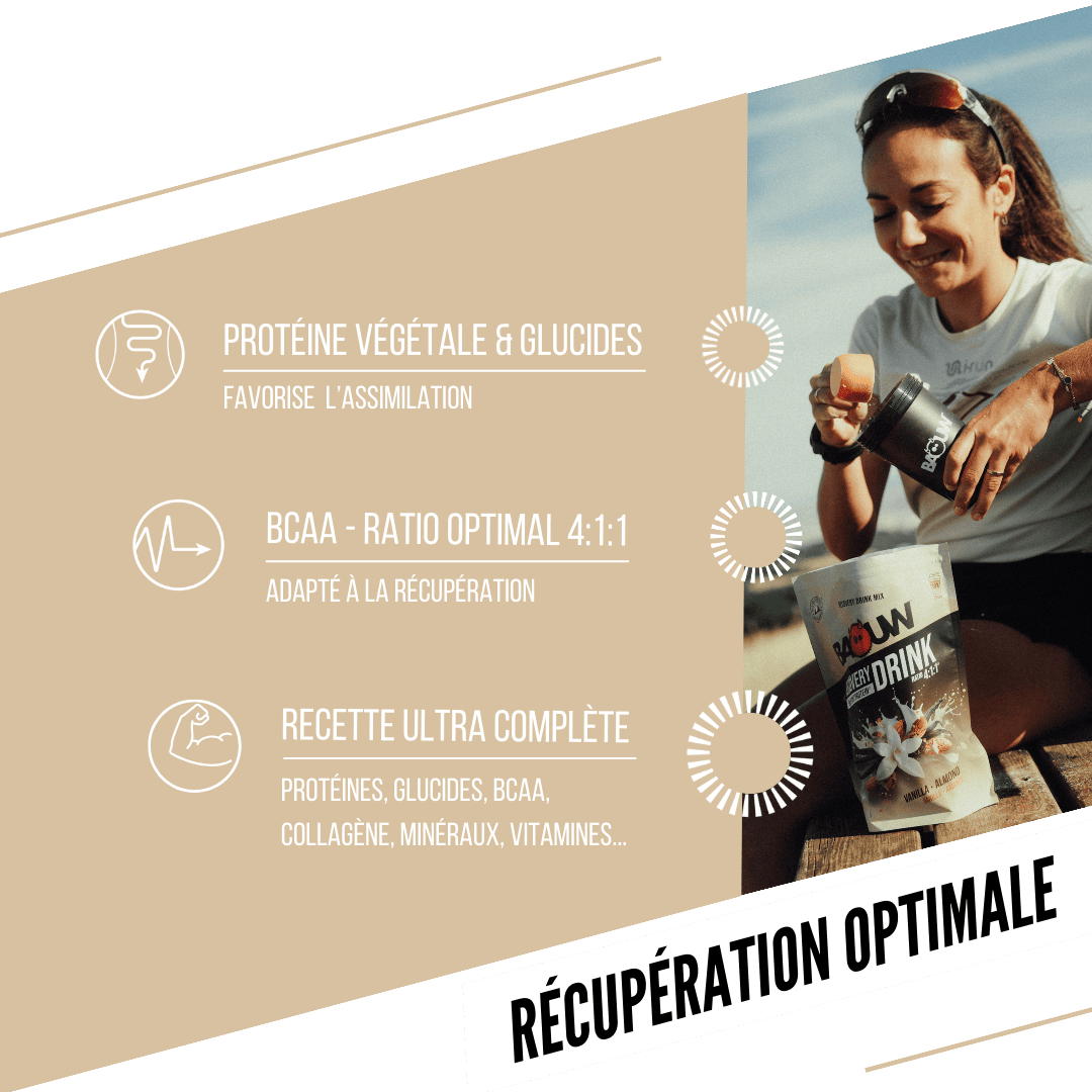 BAOUW RECOVERY Drink (500g) wanilia z migdałami