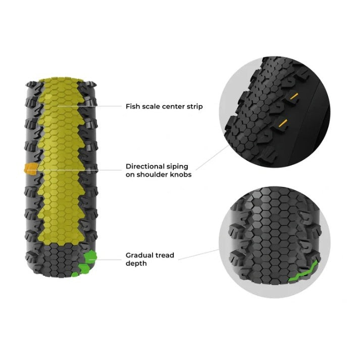 VITTORIA TERRENO T30 FINE LOOSE 700x45c Gravel Endurance Tubeless Ready Miękka opona w kolorze czarnym