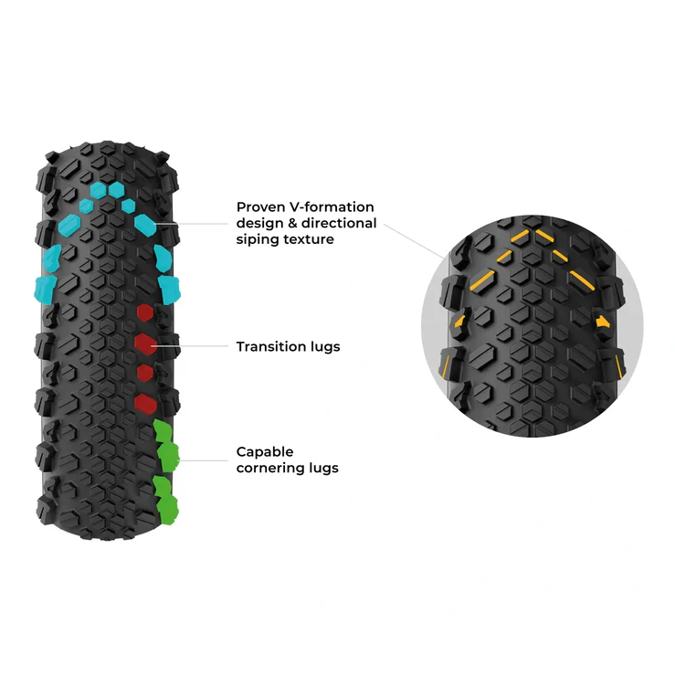 VITTORIA TERRENO T50 MIXED 700x50c Gravel Endurance Tubeless Ready Miękka opona w kolorze czarnym