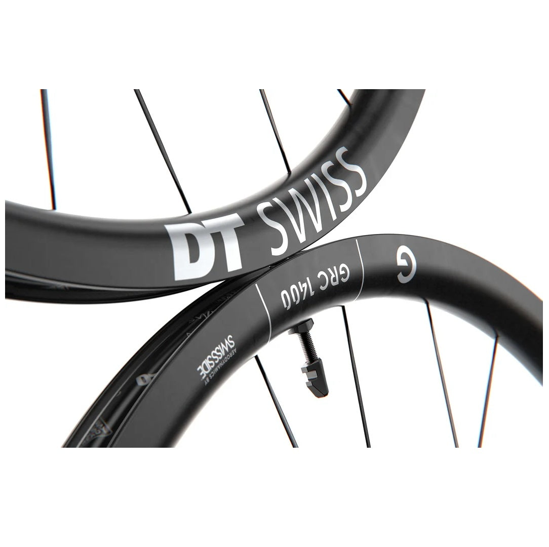 Para kół DT SWISS GRC 1400 DICUT 50 DISC przystosowanych do jazdy bezdętkowej (Centerlock)