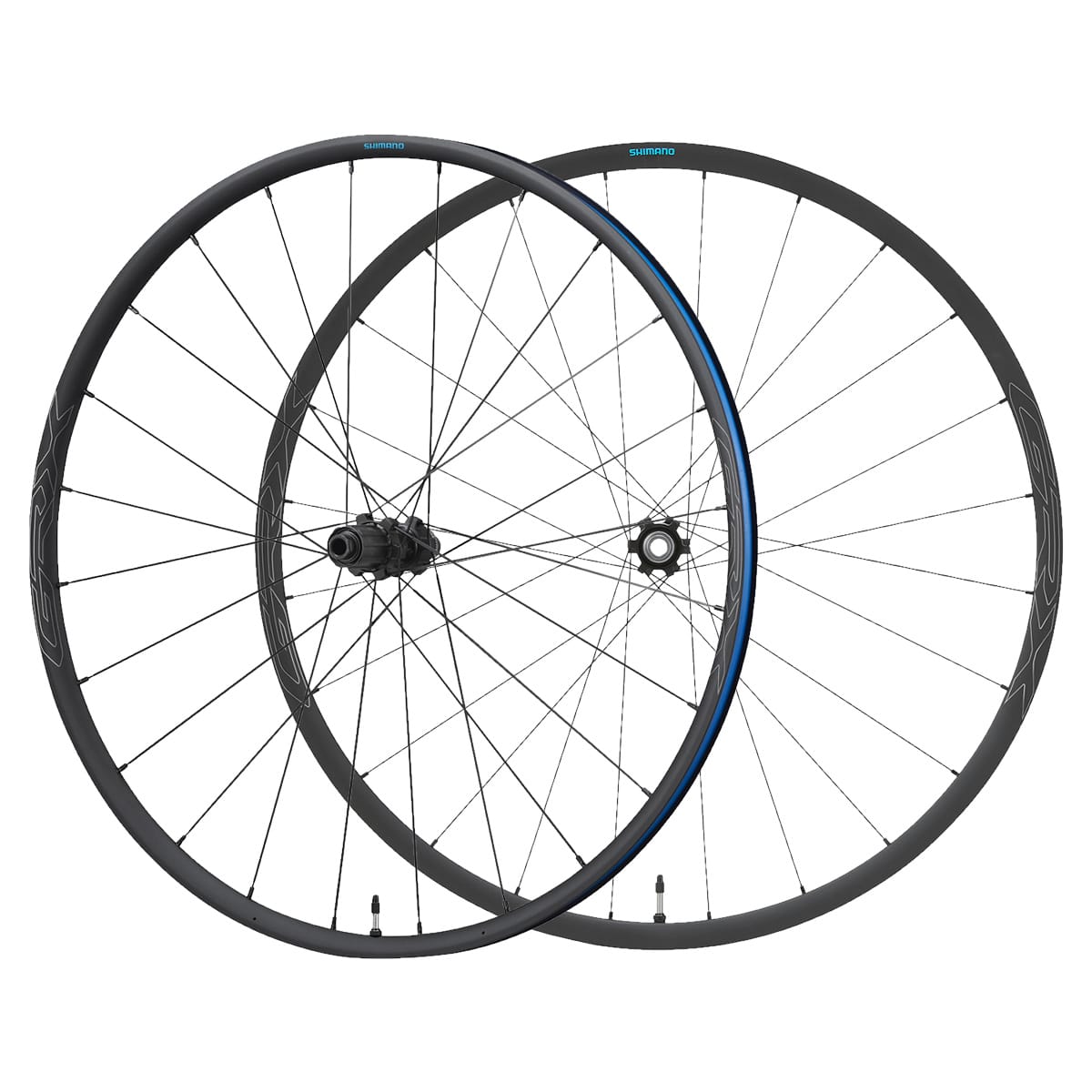 Para kół SHIMANO WH-RX570 przystosowanych do jazdy bezdętkowej (centralna blokada)