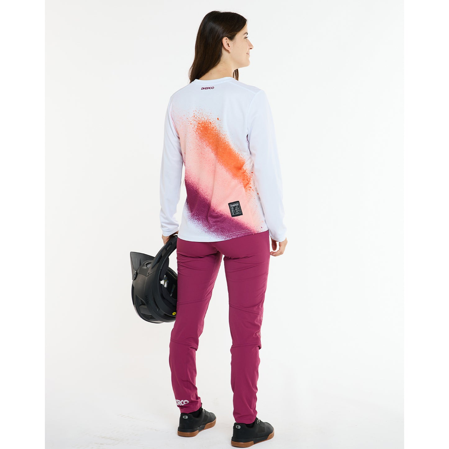 Spodnie damskie DHARCO GRAVITY w kolorze sangria