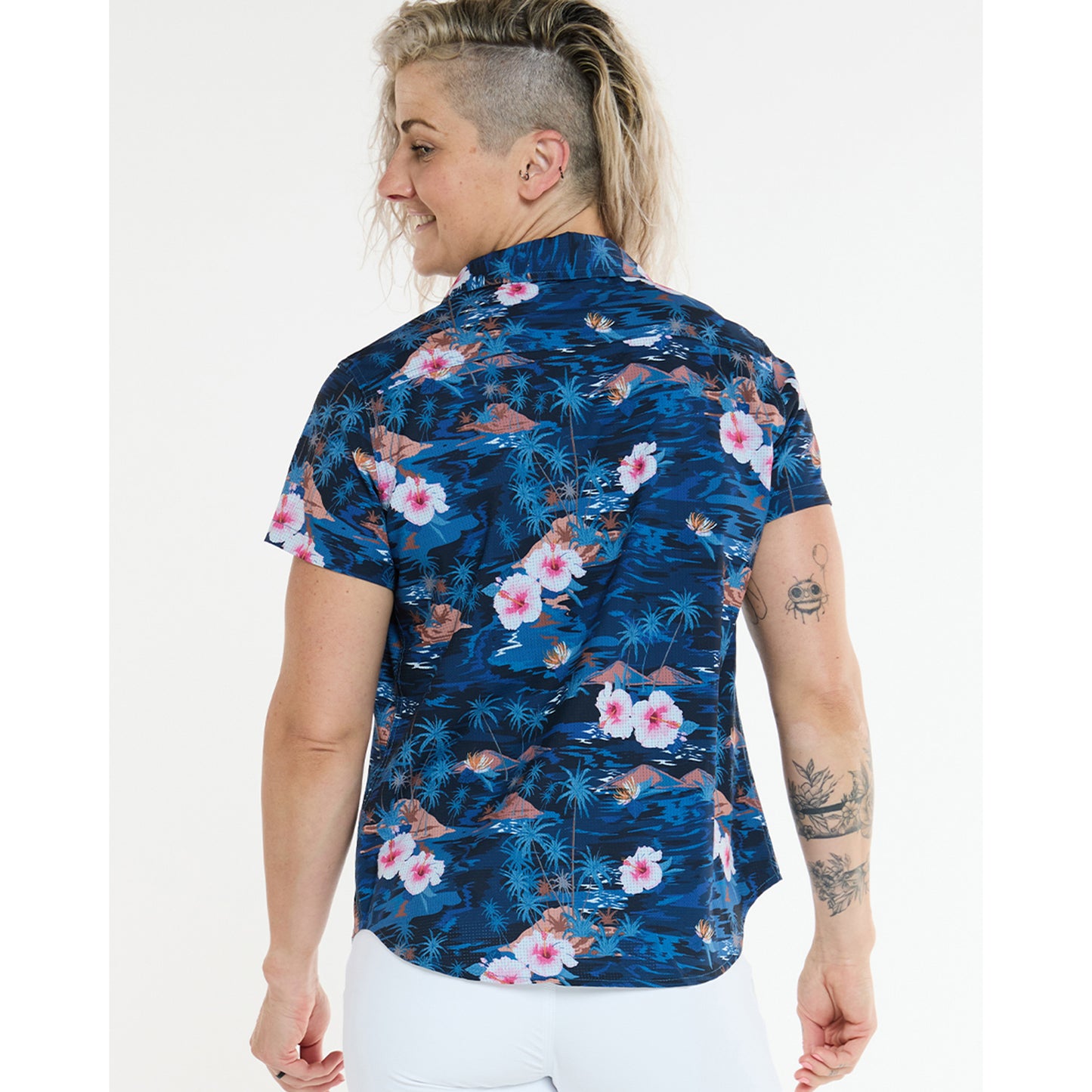 Technical shirt DHARCO TECH PARTY OASIS Woman Blue