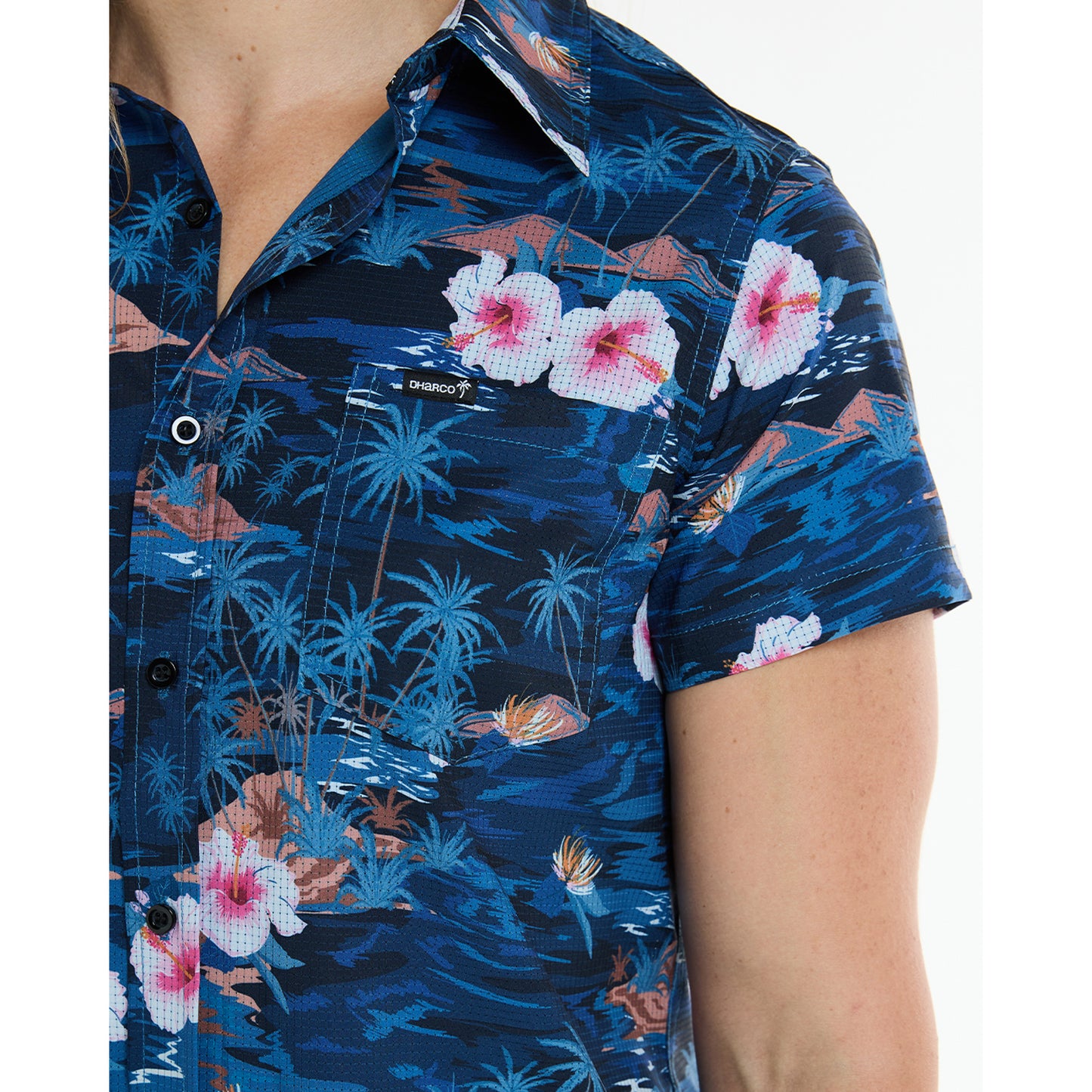 Technical shirt DHARCO TECH PARTY OASIS Woman Blue