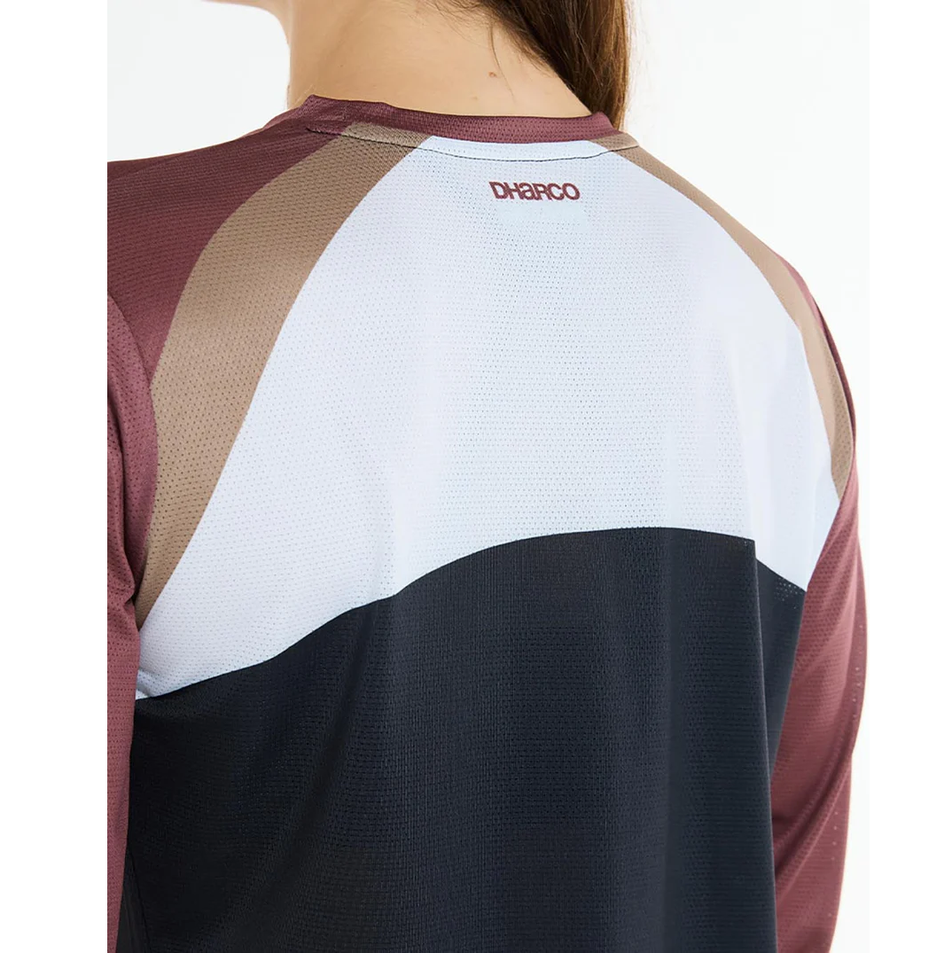 DHARCO RACE ULTRA VIOLET Women's Long Sleeve Jersey Black/Purple