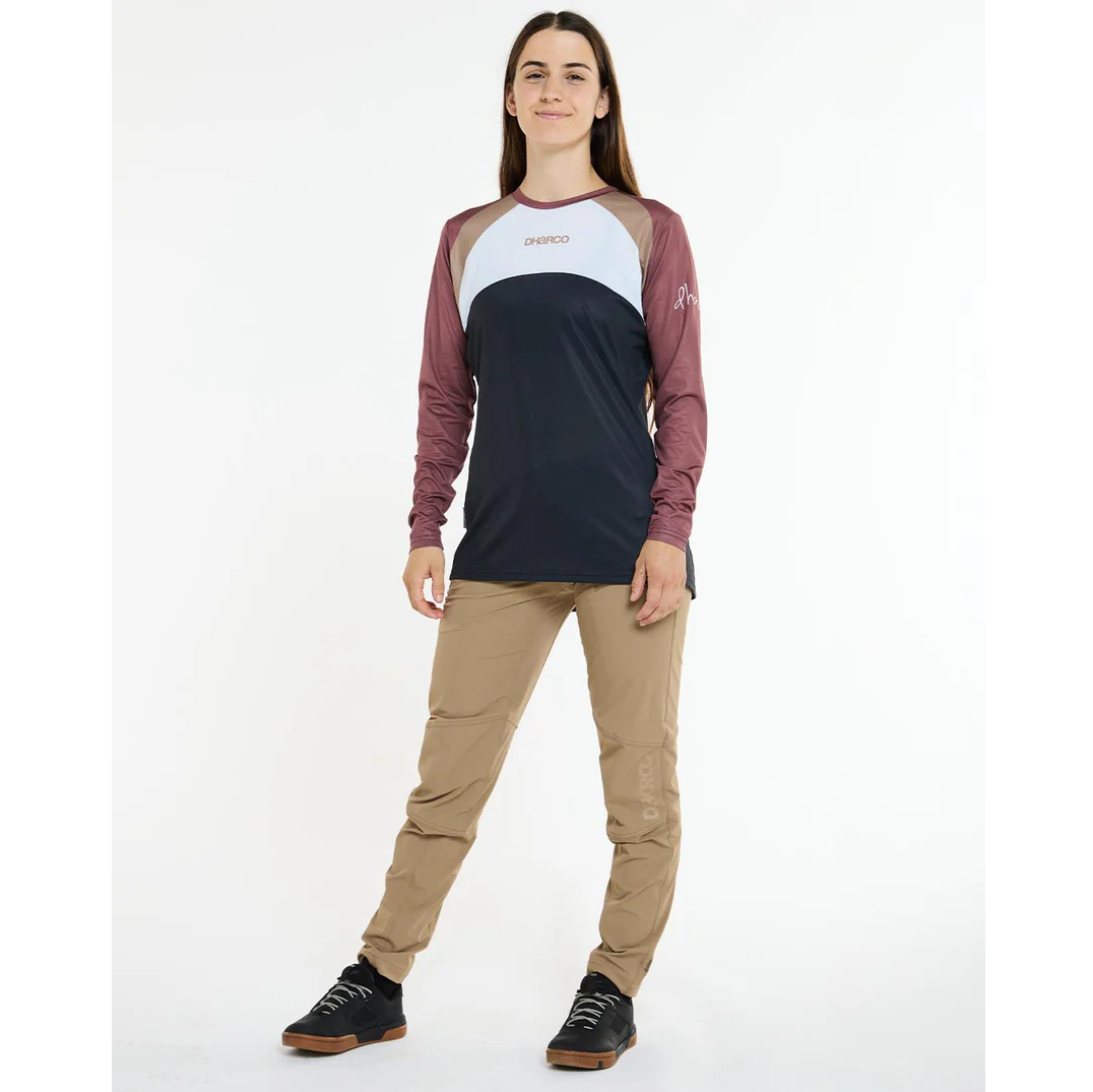 DHARCO RACE ULTRA VIOLET Women's Long Sleeve Jersey Black/Purple