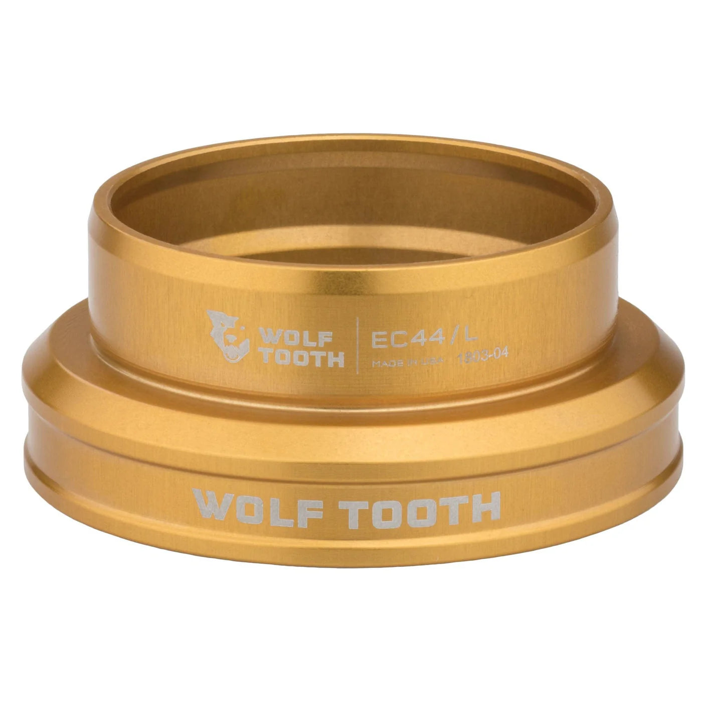 Niska miska do zewnętrznego zestawu sterowego WOLF TOOTH PREMIUM 1,5" EC44, złota