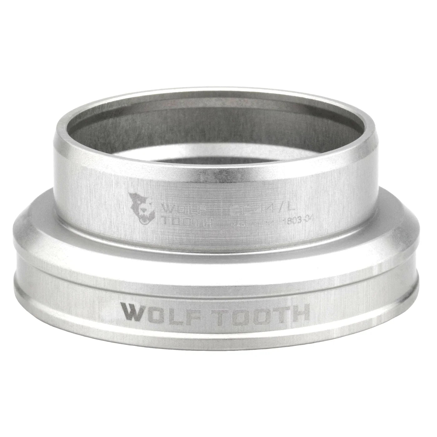 Niska miska do zewnętrznego zestawu sterowego WOLF TOOTH PREMIUM 1,5" EC44, srebrna
