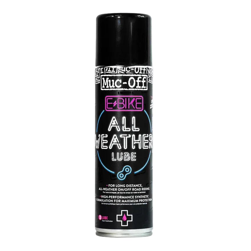MUC-OFF ALL WEATHER LUBE E-BIKE All Conditions Chain Lubricant (250 ml)