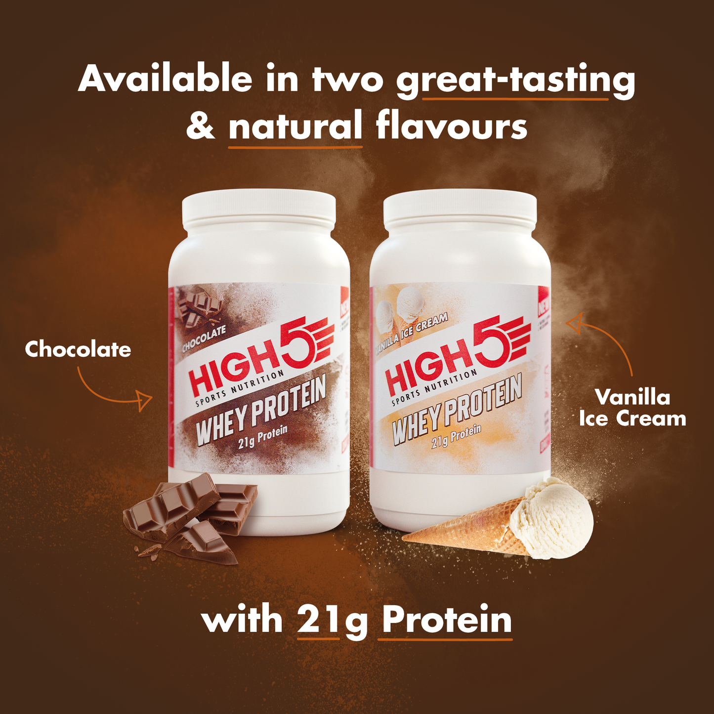 High5 WHEY PROTEIN Recovery Drink (700g) Czekolada
