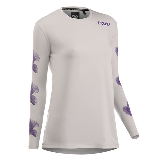 Damska koszulka z długim rękawem NORTHWAVE XTRAIL 2 Grey/Purple