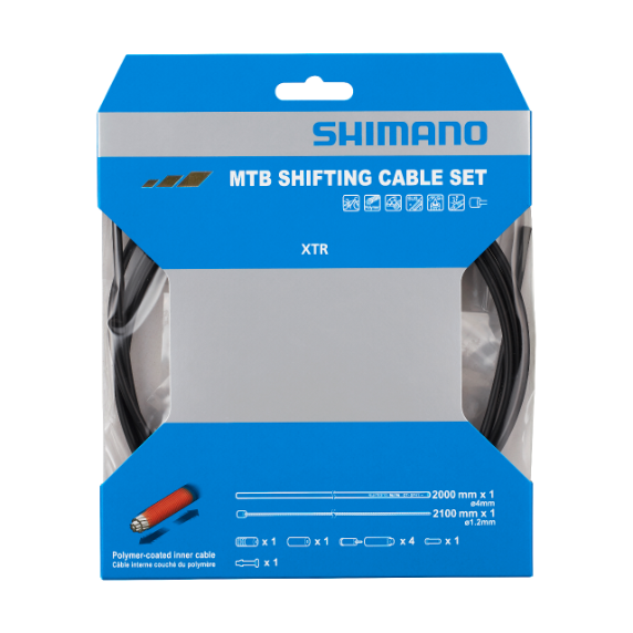 Zestaw linek i węży przerzutki SHIMANO Polymer Mono