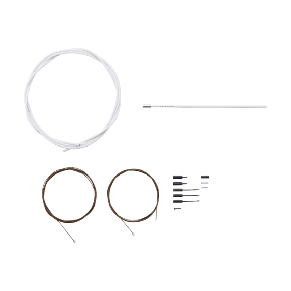Zestaw linek i węży przerzutki SHIMANO DURA-ACE 9100 Polymer White
