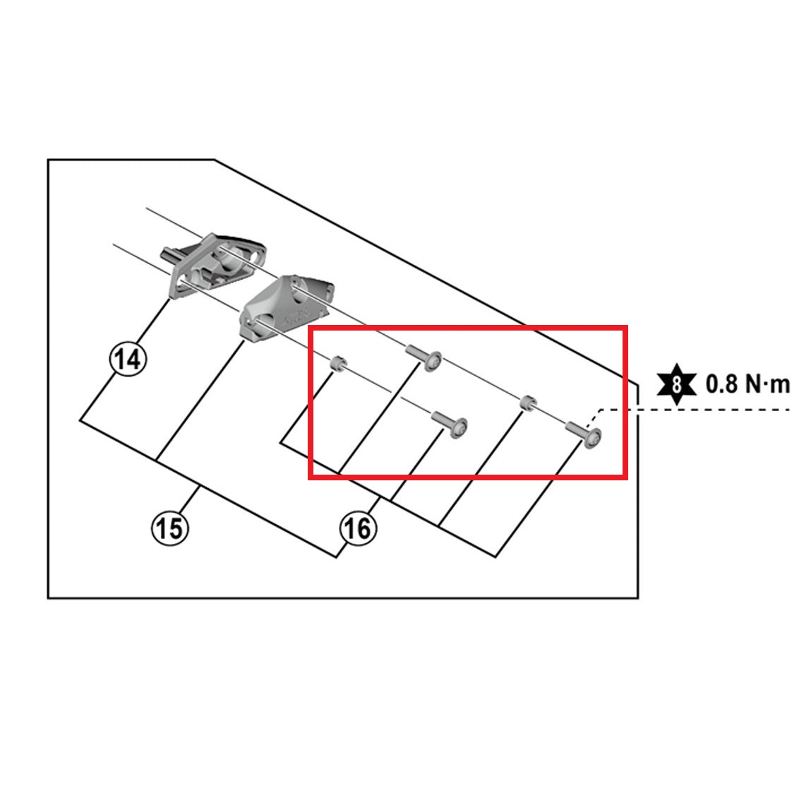 SHIMANO Cover Screw Kit for ST-R9120 Levers