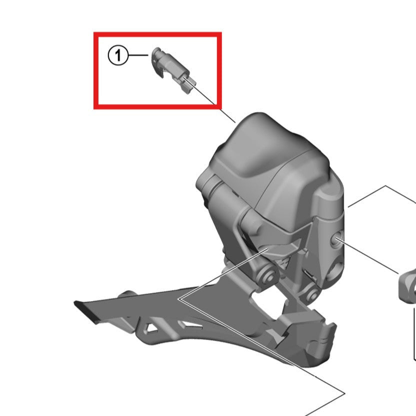 Osłona portu przerzutki przedniej SHIMANO FD-R9250/R8150