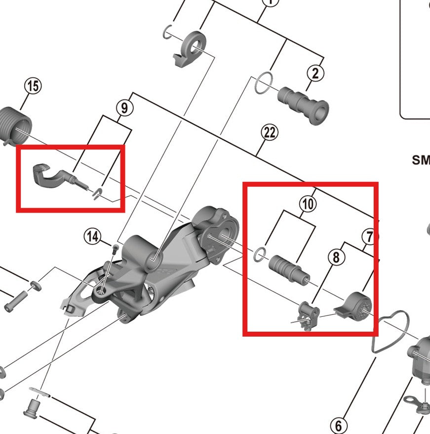 SHIMANO RD-M9120-SGS Clevis Stabilizer Kit