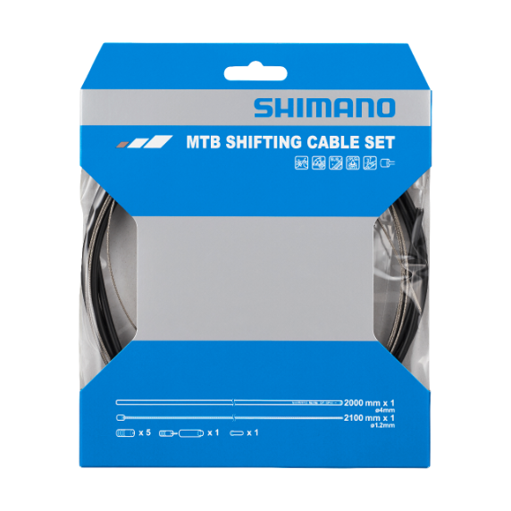 Zestaw linki i obudowy przerzutki mono SHIMANO OT-SP41